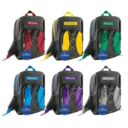 Final Destination 17 in. Bungee Backpack, Assorted Color FI3326448
